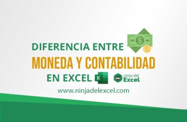 Diferencia entre Moneda y Contabilidad en Excel