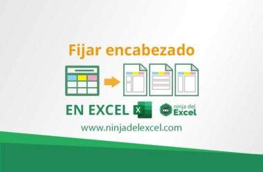 Fijar Encabezado en Excel