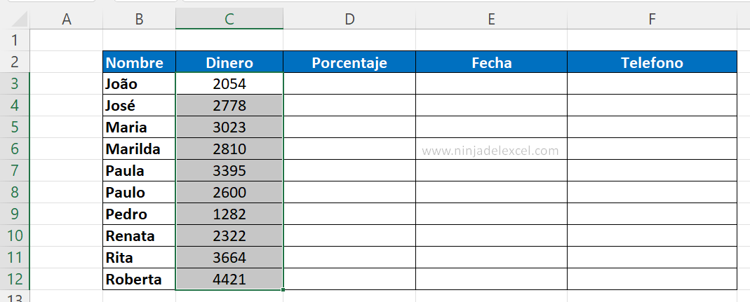 Formatear Celda en Excel paso a paso