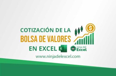 Cotización de la Bolsa de Valores en Excel