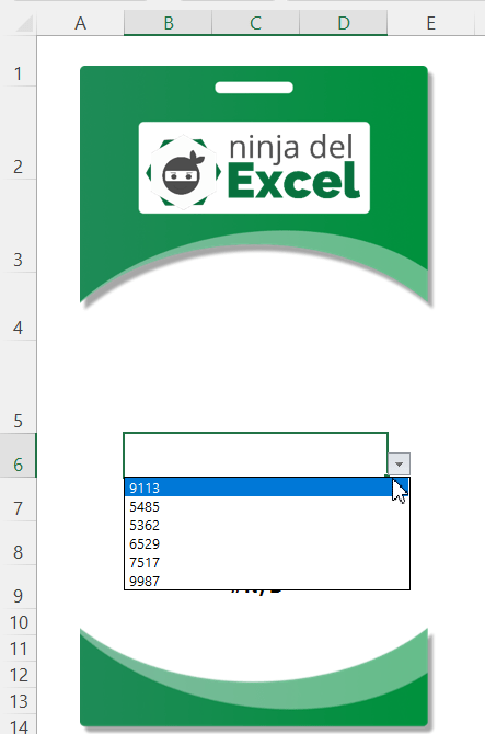 Crear Fotocheck en Excel