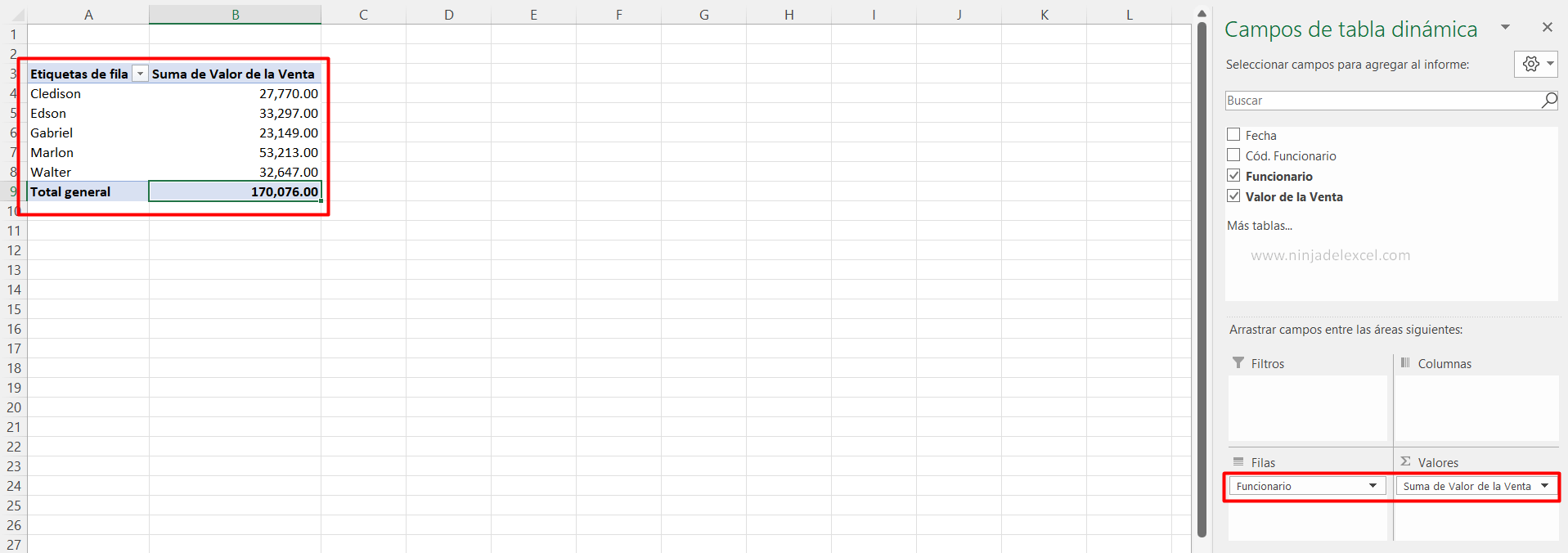 Crear una Tabla Dinámica en Excel