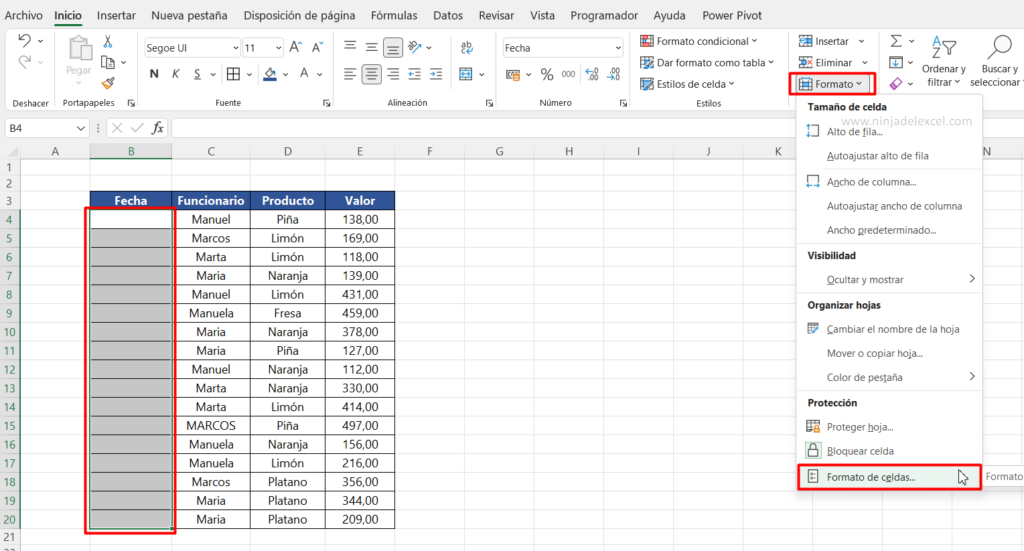 Fecha Con Barras En Excel De Forma Automática Ninja Del Excel 3625