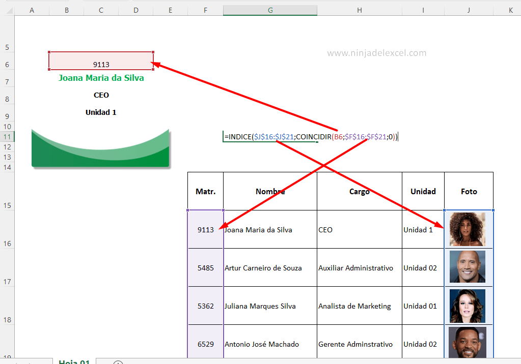 Hacer Fotocheck en Excel