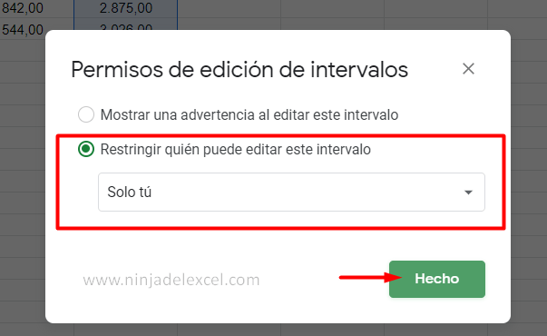 Como Proteger Celdas en Google Sheets paso a paso