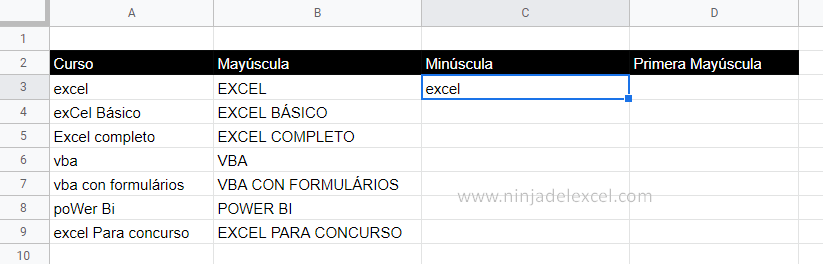 Curso de Excel