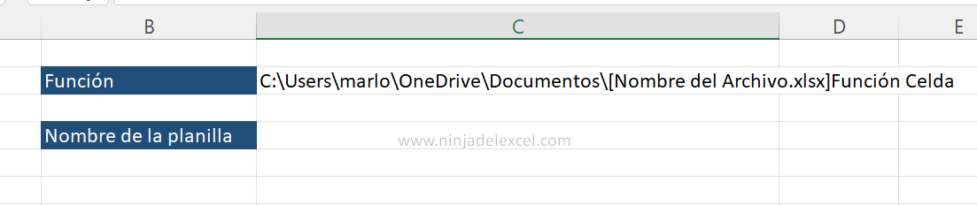 Nombre de la Planilla en Excel Automáticamente tutorial
