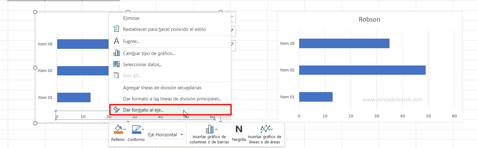 Como Crear Gráfico Comparativo en Excel