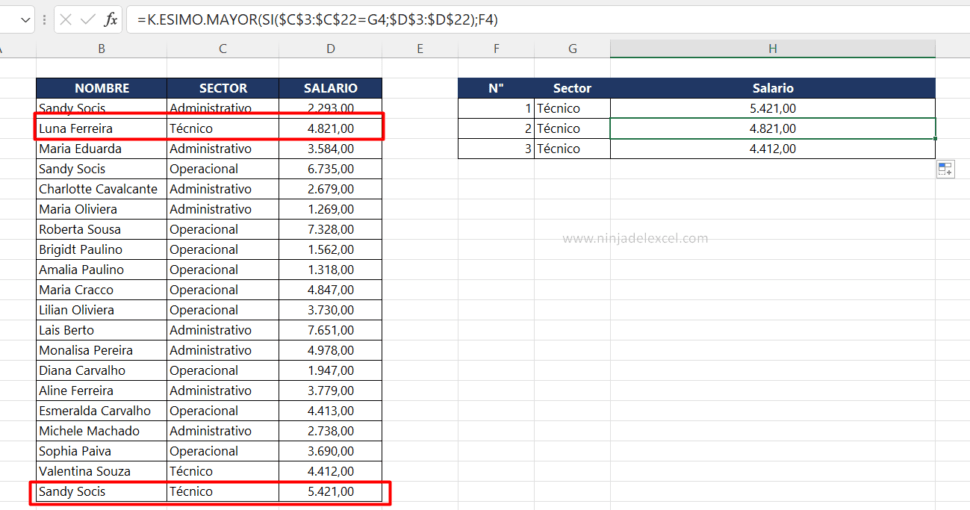 MAX SI CONJUNTO Con Valores Repetidos Ninja Del Excel