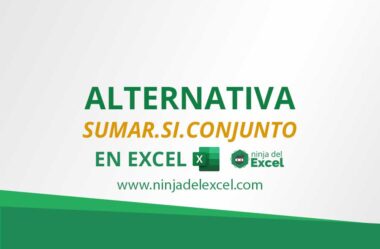 Alternativa SUMAR.SI.CONJUNTO en Excel