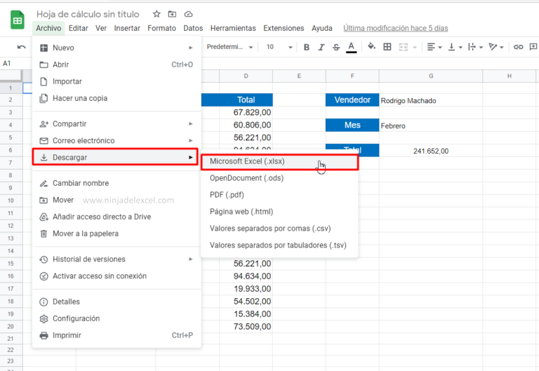 Importar Hojas de Google Sheets en Excel Ninja del Excel Importar Hojas de Google Sheets en Excel Ninja del Excel
