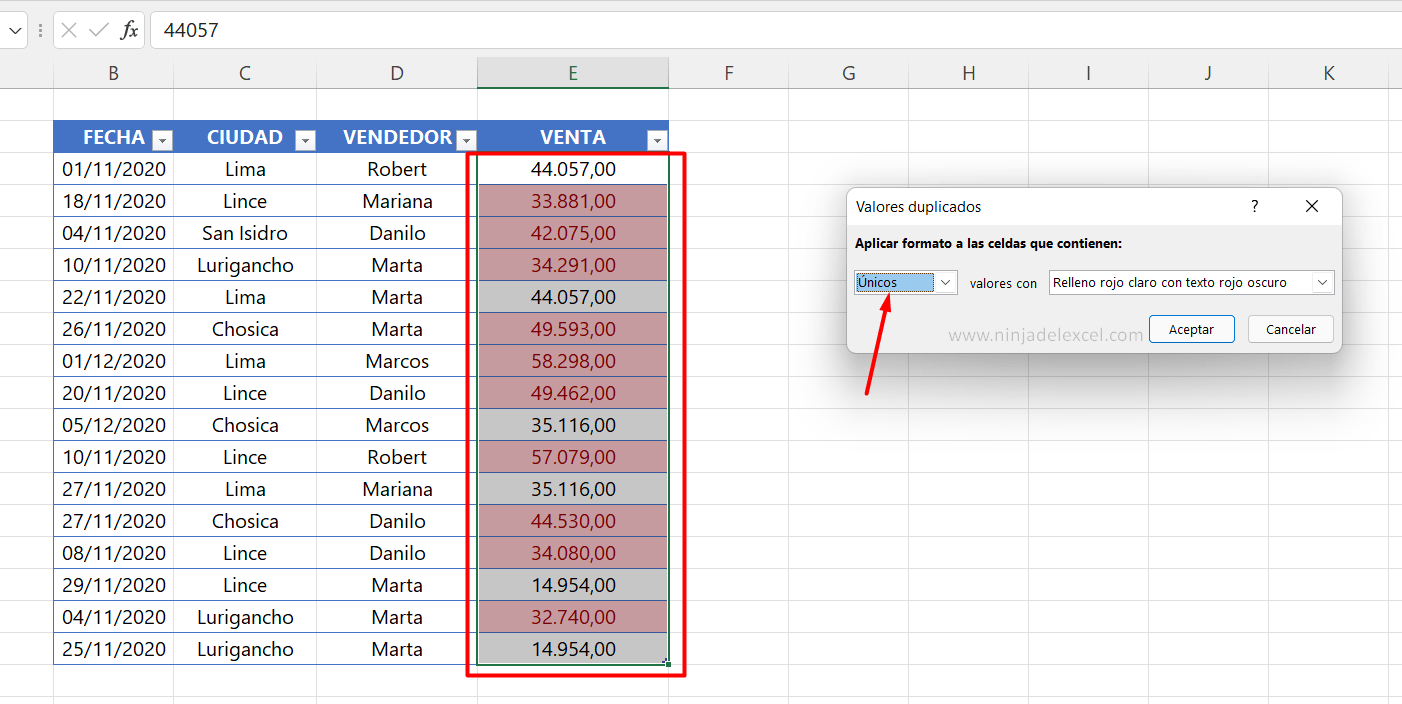 Como Encontrar Valores Duplicados en Excel