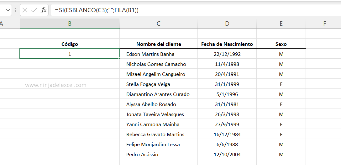 Como Identificar una Celda Vacía en Excel