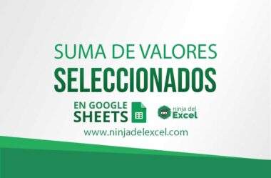 Suma de Valores Seleccionados en Google Sheets