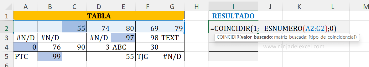 Aprenda a Buscar el Número de la Primera Columna en Excel