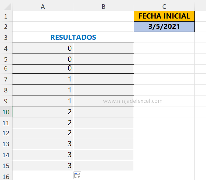 Como Hacer Rango de Fechas Secuenciales con Repetición en Excel