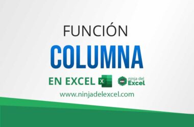 Como Usar la Función COLUMNA en Excel