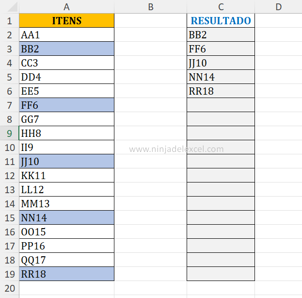Extraer Elementos de Forma Alternativa en Excel