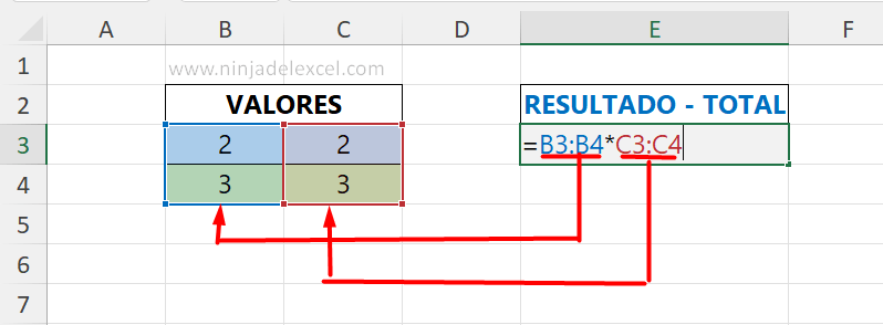 Función IM.PRODUCT en Excel paso a paso