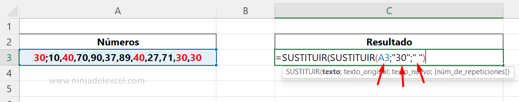 Como Contar Números Específicos en una Celda en Excel paso a paso