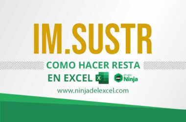 Como Hacer Restas con la Función IM.SUSTR en Excel