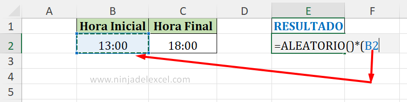 Horas Aleatorias Entre un Rango en Excel tutorial