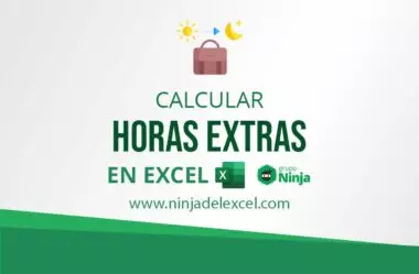 Calcular Horas Extras en Excel (Planilla de Horas Extras)