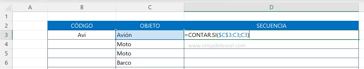 Crear Códigos Alfanuméricos Automáticos en Excel