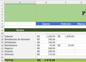 Modelo De Plantilla De Gastos Personales En Excel (Download) - Ninja ...