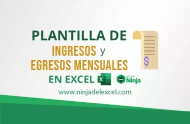 Plantilla de Ingresos y Egresos Mensuales en Excel