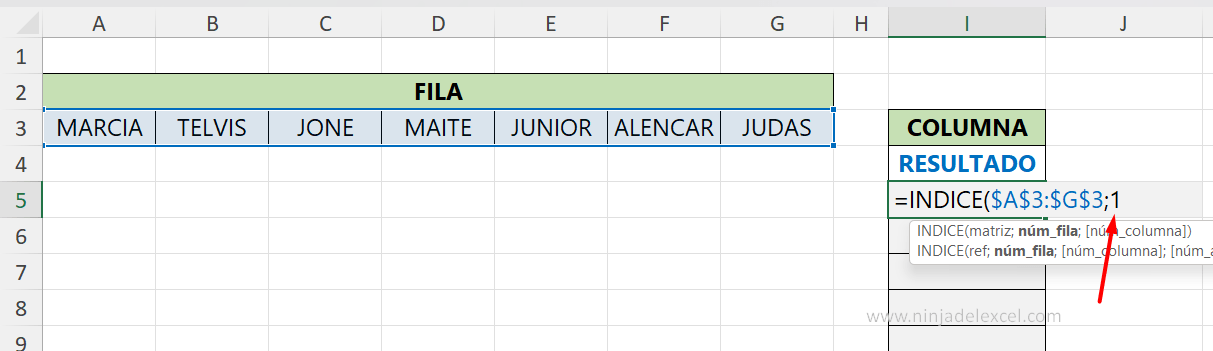 Transformar Fila en Columna en Excel paso a paso