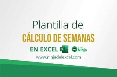Plantilla de Cálculo de Semanas en Excel