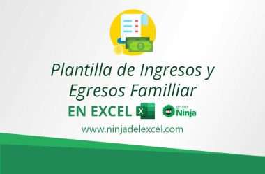 Plantilla de Ingresos y Egresos Familiar en Excel