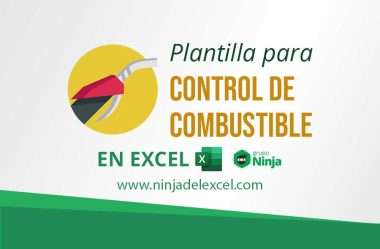 Plantilla para Control de Combustible en Excel