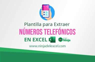 Plantilla para Extraer Números Telefónicos en Excel
