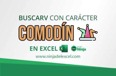 BUSCARV Con Carácter Comodín en Excel