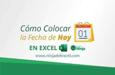 Cómo Colocar la Fecha de Hoy en Excel