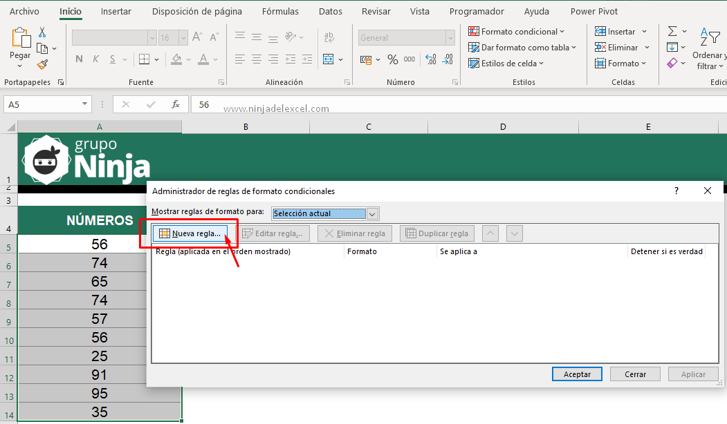 Cómo Formatear Números Impares en Excel tutorial