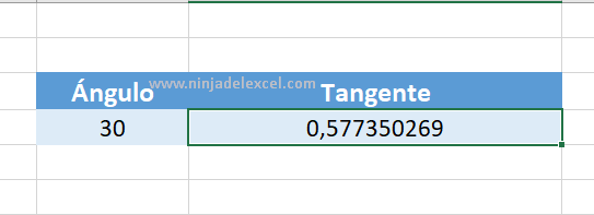Función TAN en Excel Como Calcular la Tangente curso completo de Excel