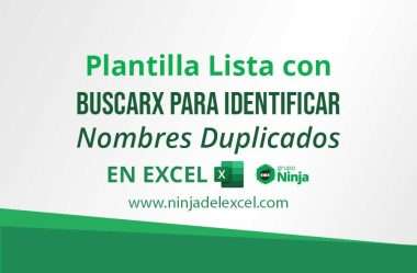 Plantilla Lista con BUSCARV para Identificar Nombres Duplicados en Excel