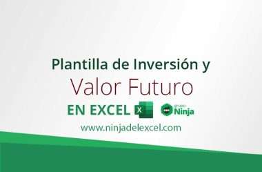 Plantilla de Inversión y Valor Futuro en Excel