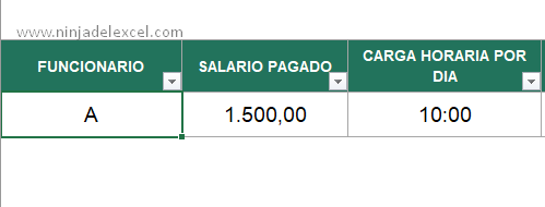 Plantilla para Calcular valor pagado con base en el salario en Excel