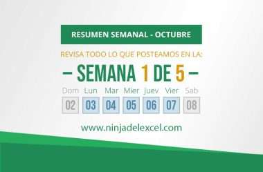 Resumen Semanal 1 de 5 – Octubre del 2022