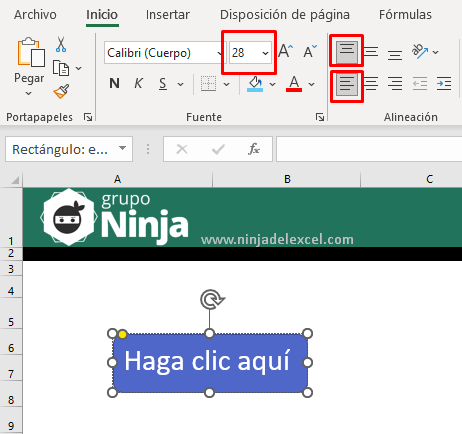 Crear Botón con Hipervínculo en Excel muy facil