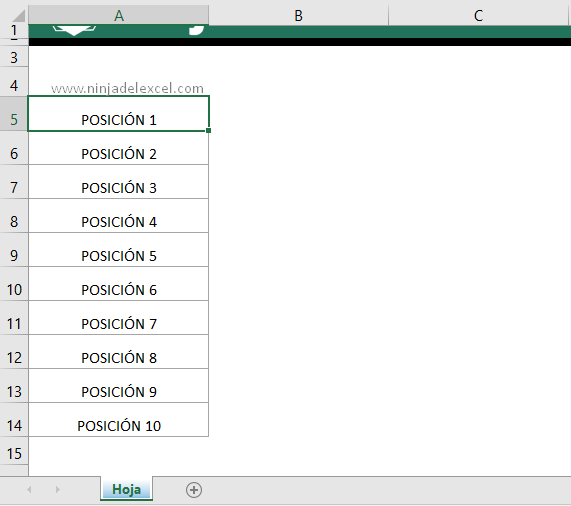 Cómo Insertar Marcadores en Excel