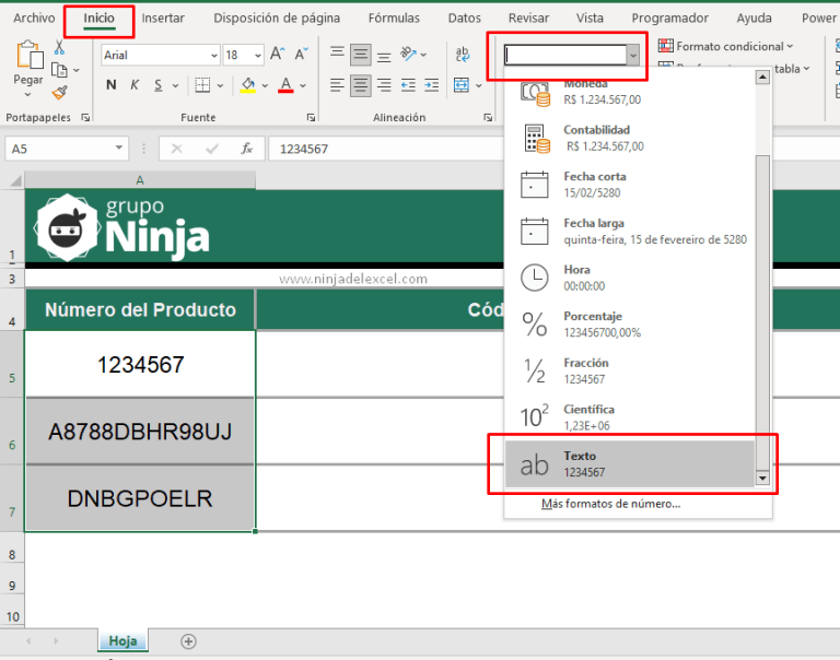 Cómo Insertar un Código de Barras en Excel Ninja del Excel