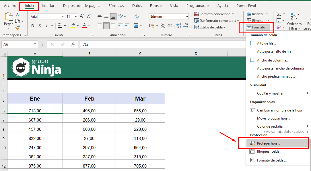 Cómo Bloquear Celdas Seleccionadas en Excel tutorial