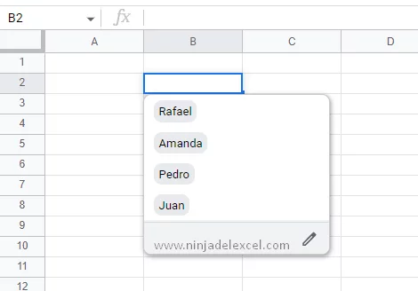 Cómo Crear una Celda con Menú Desplegable en Google Sheets paso a paso tutorial