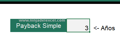 Como Calcular el PAYBACK en Excel curso completo de excel