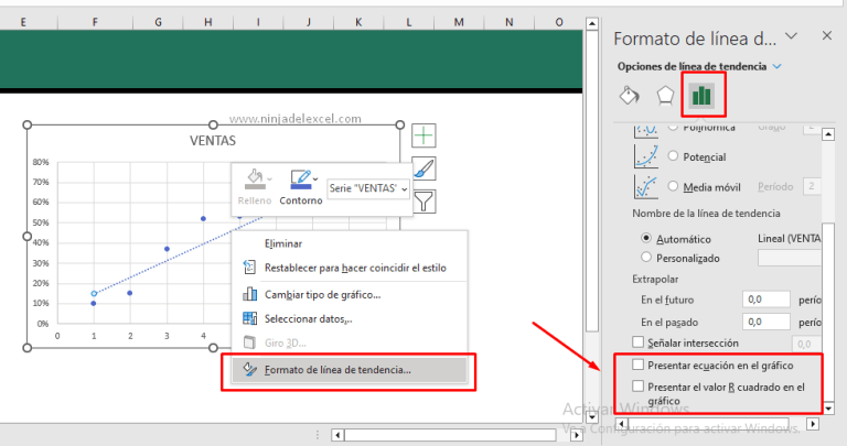 Cómo Hacer Una Regresión Lineal En Excel Ninja Del Excel 5922